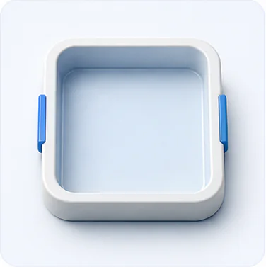 Empty cache tray